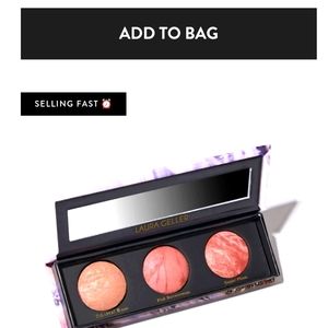 Laura Geller baked blush trio compact with  mirror new with tags